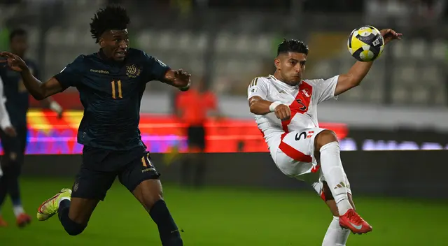 Perú vs. Ecuador jugaron en el estadio Nacional de Lima por la fecha 16 de las Eliminatorias sudamericanas 2026.