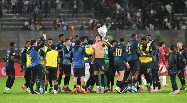 Ecuador logró clasificar al Mundial 2026 y así reaccionó en Lima. Ecuador logró clasificar al Mundial 2026 y así reaccionó en Lima.