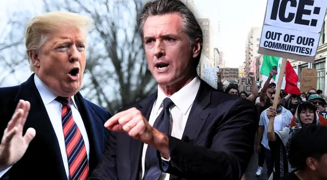 Gavin Newsom mantiene su postura en contra de las estrategias de Donald Trump en Los Ángeles.