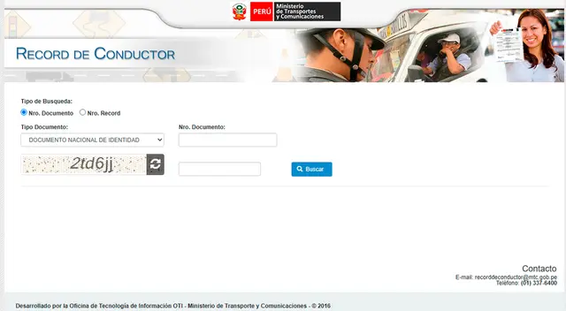 Récord de conductor