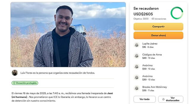 GoFundMe José Flores