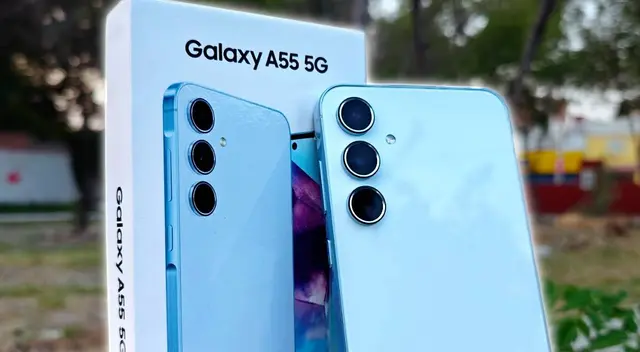 El Galaxy A55 es uno de los teléfonos de gama media más potentes que puedes comprar en 2025 y su precio ha bajado demasiado.
