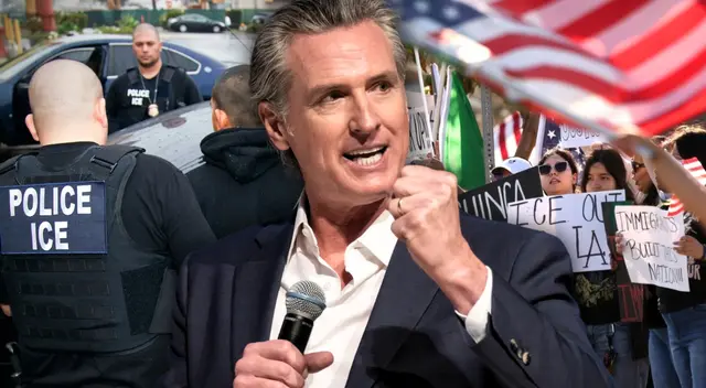 Esta es la drástica decisión que Newsom tendría que tomar para evitar que ICE fortalezca sus medidas migratorias en California.