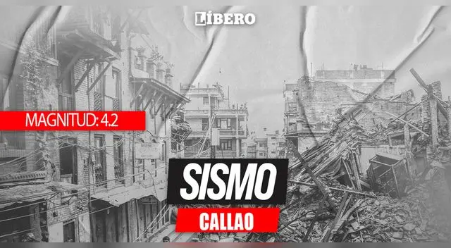 Temblor en Callao de 4.2 este lunes 16 de junio.
