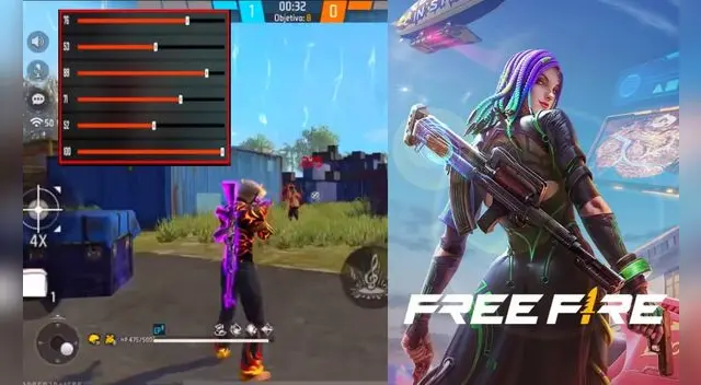 Conoce la configuración ideal para dar todo rojo y hacer 'headshots' en Free Fire y Free Fire Max.
