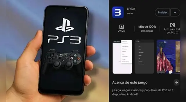 Con este emulador  aPS3e podrás jugar los videojuegos de Play Station 3 en un smartphone Android.