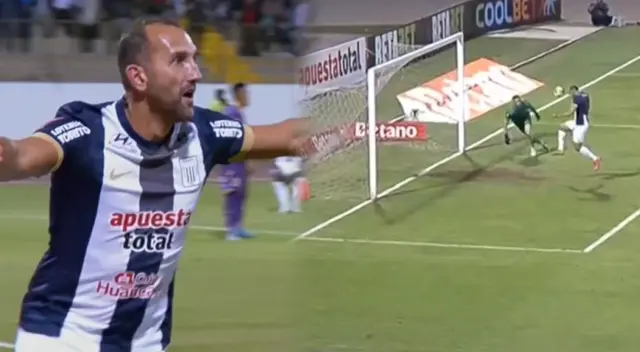 Hernán Barcos anotó el primer tanto de Alianza Lima ante Comerciantes Unidos.