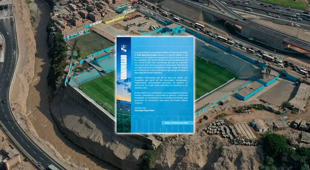 Sporting Cristal y el estado del Alberto Gallardo.