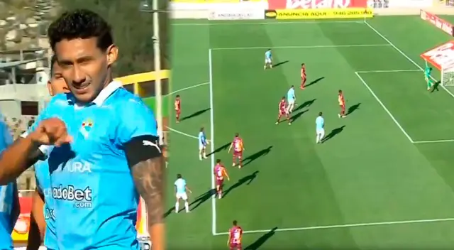 Christofer Gonzales anotó un golazo para Sporting Cristal ante Los Chankas en Andahuaylas.