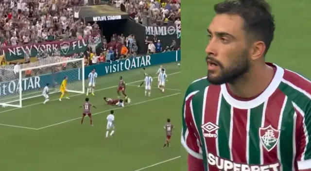Juan Pablo Freytes y un golazo para el triunfo de Fluminense. Juan Pablo Freytes y un golazo para el triunfo de Fluminense.