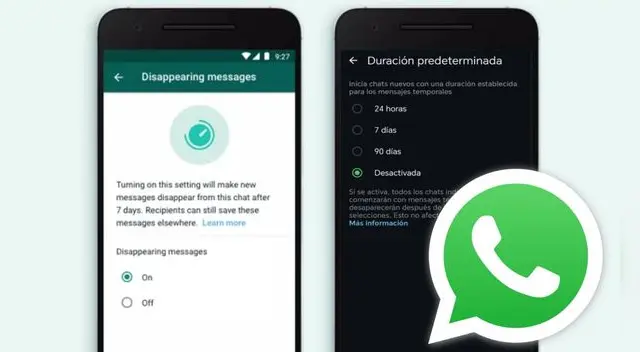 El Modo efímero de WhatsApp permite que los mensajes de tus chats se borren automática después de un periodo de tiempo. El Modo efímero de WhatsApp permite que los mensajes de tus chats se borren automática después de un periodo de tiempo.