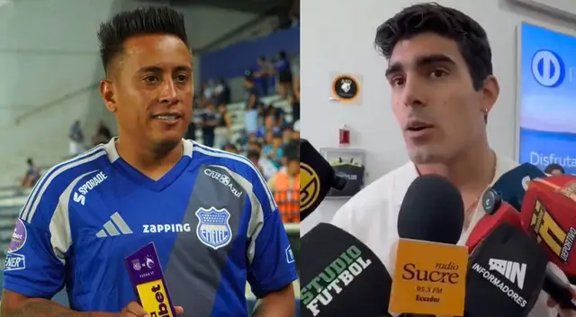 Alfonso Barco forma parte de Emelec junto a Christian Cueva.