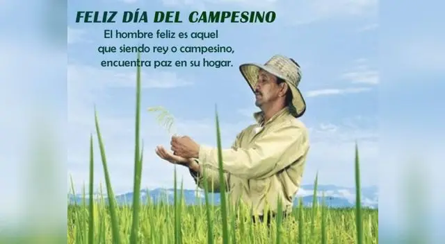 Envía las imágenes más solicitadas por la fecha: Día del Campesino