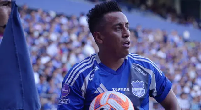 Christian Cueva llegó a Emelec y el presidente de club se pronunció.