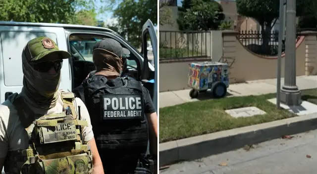 Inmigrante arrestado fue llevado a un centro de detención en Los Ángeles.