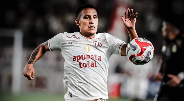 Universitario involucró a Alex Valera en su anuncio. Universitario involucró a Alex Valera en su anuncio.