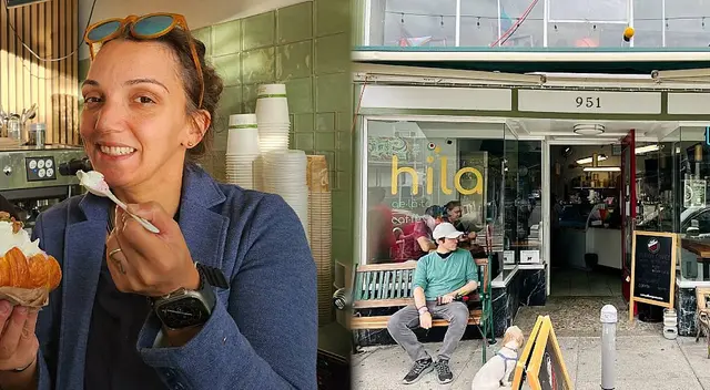 Ilary Biondo creó su local "Hila Gelato" en 951 Valencia St., San Francisco. Composición: Miguel Reyes / Libero   