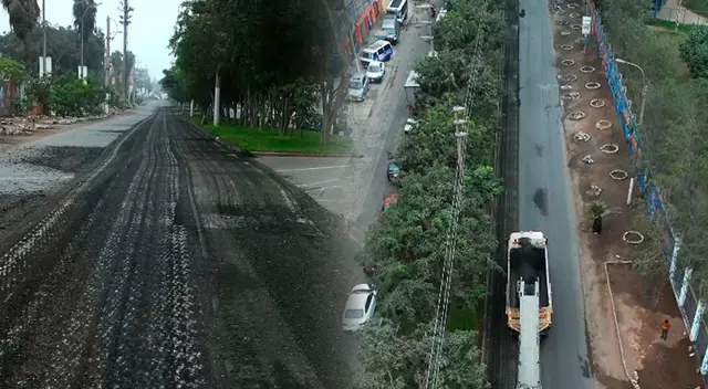 La Municipalidad de San Juan de Lurigancho realiza obras de renovación en importante vía del distrito.