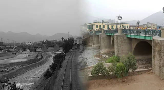 Así lucía el Puente de Piedra del Centro de Lima varios años atrás