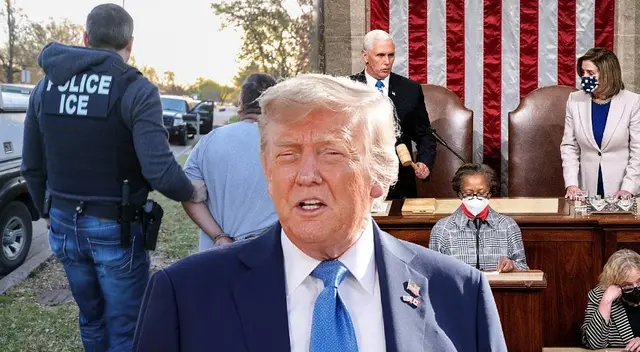 Donald Trump espera firmar y decretar el megaproyecto de ley que reforzaría la captura y deportación de inmigrantes.