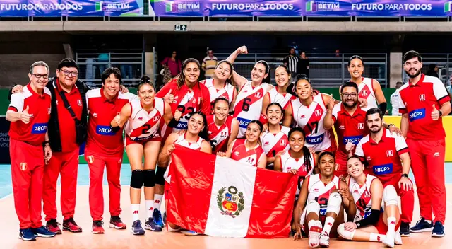 Perú ganó a Brasil por la segunda fecha de la Copa América Vóley