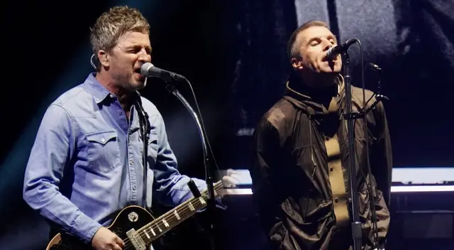 Oasis ofrece su primer concierto en Cardiff, Gales.