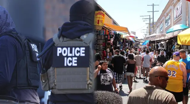 Agentes migratorios realizan operativos en diferentes zonas de California, desencadenando miedo en muchos inmigrantes que asisten a Santee Alley.