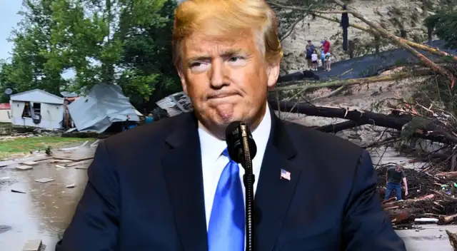 Trump dio a conocer su punto de vista sobre las inundaciones en Texas.