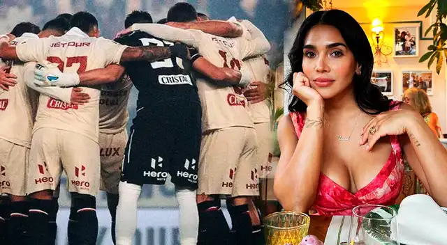 Anderson Santamaría, jugador de Universitario,  le escribió a Vania Bludau.