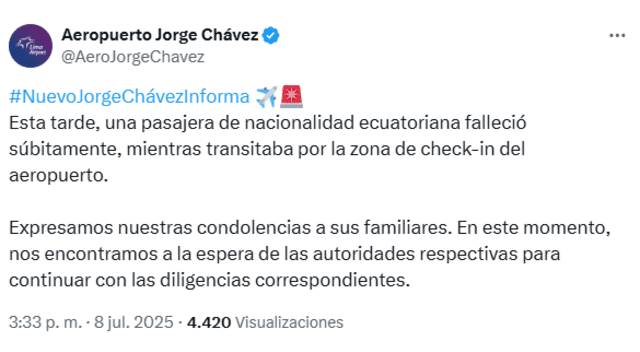 aeropuerto Jorge Chavéz
