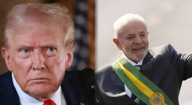 Donald Trump y Lula da Silva llegaron al momento más álgido de su confrontación por Jair Bolsonaro. Donald Trump y Lula da Silva llegaron al momento más álgido de su confrontación por Jair Bolsonaro.