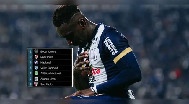 Alianza Lima lidera a Perú en importante ranking.