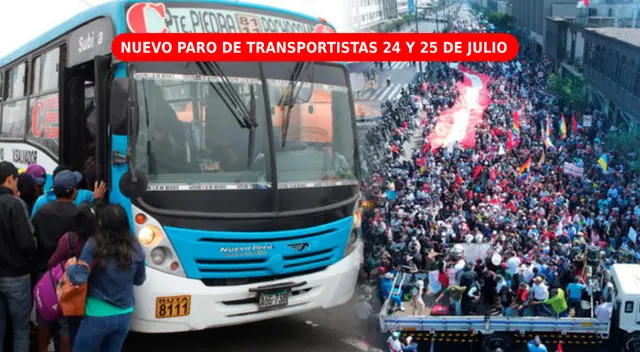 Se confirmó que el nuevo paro de transportistas será el 24 y 25 de julio.