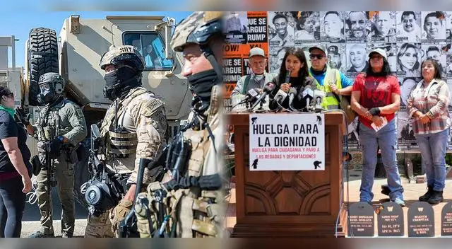 Los dirigentes se reunieron en La Placita Olvera de la ciudad de Los Ángeles, California.