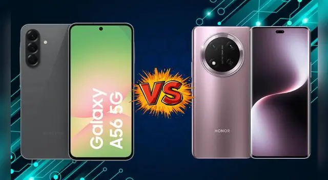Conoce las diferencias y similitudes entre el Galaxy A56 de Samsung y el HONOR Magic7 Lite. Conoce las diferencias y similitudes entre el Galaxy A56 de Samsung y el HONOR Magic7 Lite.