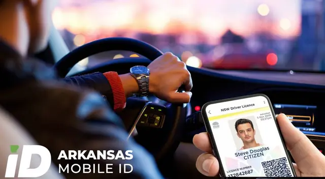 Los conductores podrán presentar un carnet de conducir electrónica con "AR Mobile ID". Los conductores podrán presentar un carnet de conducir electrónica con "AR Mobile ID".