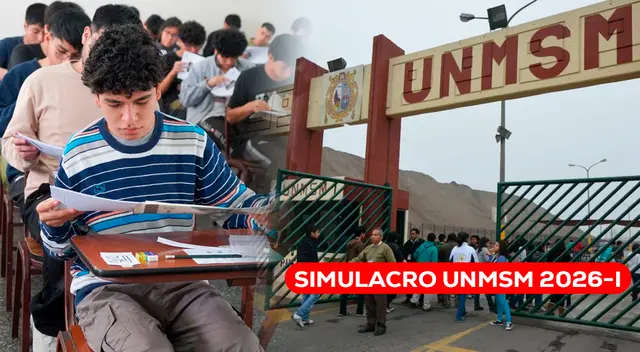UNMSM realizará su simulacro de admisión 2026-I para los postulantes a la universidad. UNMSM realizará su simulacro de admisión 2026-I para los postulantes a la universidad.