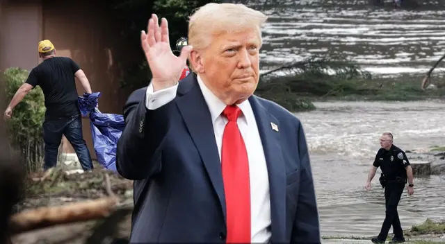 Donald Trump visitó Texas luego de que ocurran las inundaciones que dejaron muchos muertos y damnificados. Donald Trump visitó Texas luego de que ocurran las inundaciones que dejaron muchos muertos y damnificados.