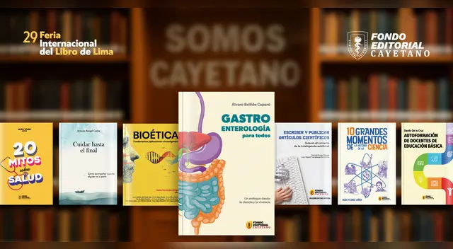 FIL Lima 2025: Conoce los talleres, libros a mitad de precio y más del Fondo Editorial Cayetano.