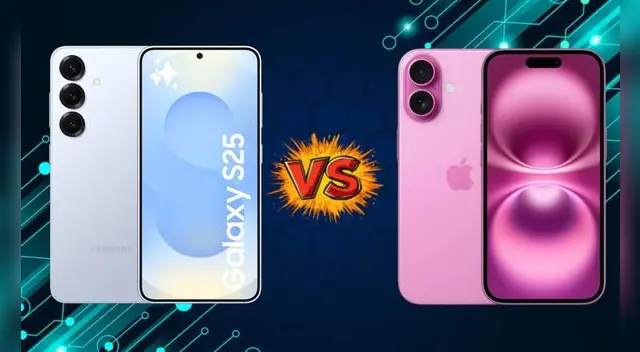 Conoce las diferencias y similitudes entre el Samsung Galaxy S25 y Apple iPhone 16. Conoce las diferencias y similitudes entre el Samsung Galaxy S25 y Apple iPhone 16.