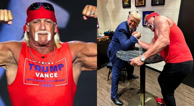 Usando el término 'Trumpmania', Hulk Hogan llegó a mostrar su apoyo por el actual mandatario.