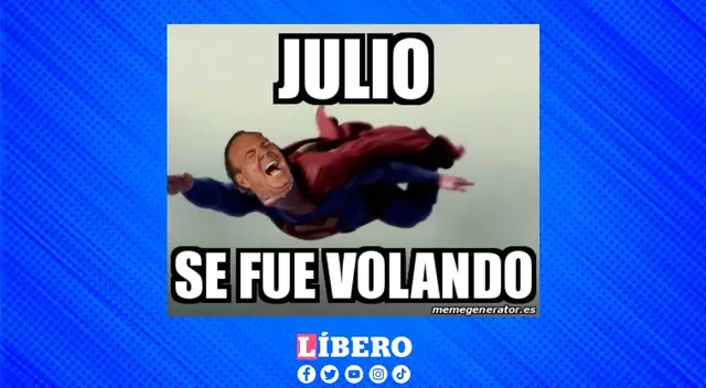 Memes divertidos para darle una despedida a julio