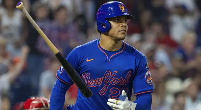 Juan Soto no jugó en el partido del miércoles con los Mets.