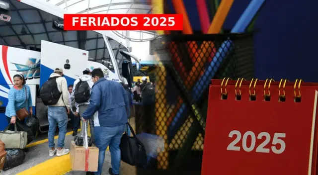 Feriados 2025: conoce los días libres que quedan del año Feriados 2025: conoce los días libres que quedan del año