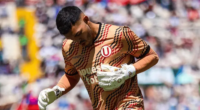 Miguel Vargas tapó su segundo partido con Universitario este 2025 ante Alianza Universidad.