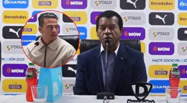 Cristian Benavente reaccionó ante el blooper de Uribe.