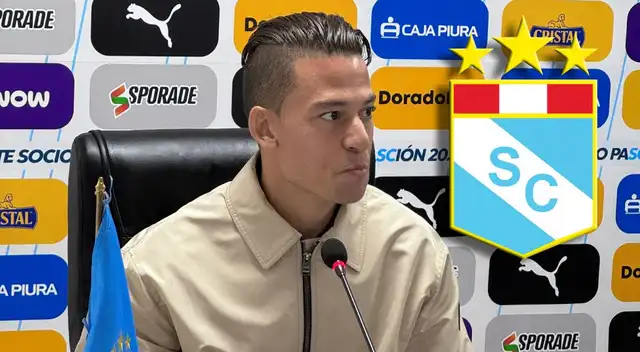 Cristian Benavente fue presentado en La Florida tras su fichaje por Sporting Cristal