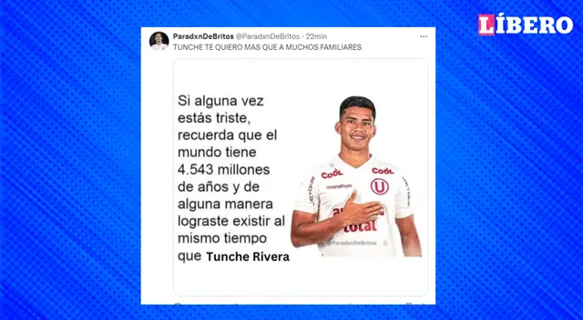 El 'Tunche' Rivera es uno de los futbolistas más queridos de Universitario. El 'Tunche' Rivera es uno de los futbolistas más queridos de Universitario.