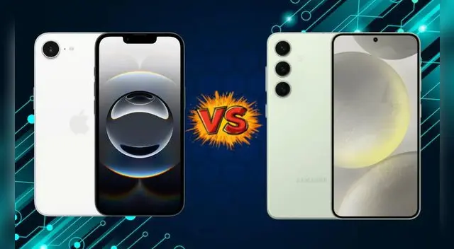 Estas son las diferencias y similitudes entre el iPhone 16e de Apple y Galaxy S24FE de Samsung. Estas son las diferencias y similitudes entre el iPhone 16e de Apple y Galaxy S24FE de Samsung.