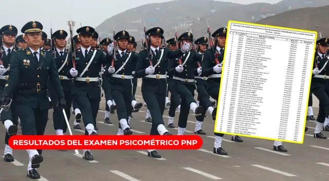Conoce los resultados del Examen Psicométrico del Proceso de Admisión Extraordinario 2025 PNP.